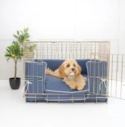 Best reviews of 🔔 Personalised 🦮 Dog Cushion in Savanna Indigo by Lords & Labradors ❤️ -Lords & Labradors Sales Bumper Cushion5 f260d4db 2e26 483c 83c9 2d8ff3e3e21a