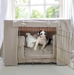 Wholesale 😀 Personalised 🐕 Dog Crate Cover In Savanna Oatmeal by Lords & Labradors 🛒 -Lords & Labradors Sales CrateSet ba1ca872 3326 492e a0a6 f08ae2589099