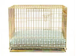 Best Sale 🥰 Personalised 🐕 Dog Cushion in Duck Egg Spot by Lords & Labradors ❤️ 12 Best Sale 🥰 Personalised 🐕 Dog Cushion in Duck Egg Spot by Lords & Labradors ❤️ -Lords & Labradors Sales Duck Egg Spot Cushion Gold Crate Back 39ebedfd 01c1 45bc 89ff ddfd93f32e16