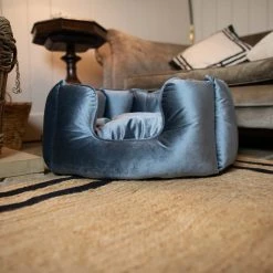 Cheapest β€οΈ Lords & Labradors High Wall Luxury Velvet Bed For Cats π