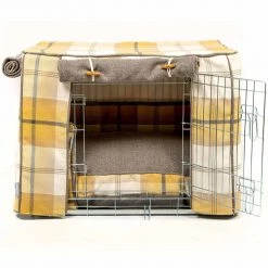 New ⌛ Dog Crate Set in Balmoral Ochre Ash Tweed by Lords & Labradors 👍 -Lords & Labradors Sales Sizes Template 1400x1400 1