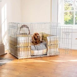 New 👍 Dog Crate with Cosy Tweed Cushion & Bumper by Lords & Labradors 🧨 -Lords & Labradors Sales balmoral ochre ash bumper front 53458cde f973 47a7 b1cf d5c24839f90f
