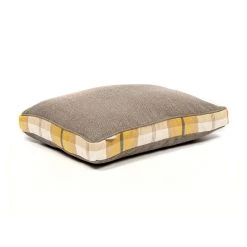 Brand new ⭐ Dog Cushion in Balmoral Ochre Ash by Lords & Labradors 🤩 -Lords & Labradors Sales balmoral ochre ash cushion cushion side