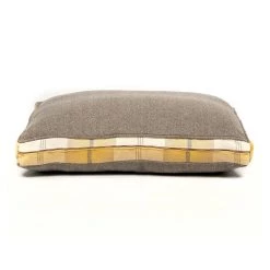 Brand new ⭐ Dog Cushion in Balmoral Ochre Ash by Lords & Labradors 🤩 -Lords & Labradors Sales balmoral ochre ash cushion studio side