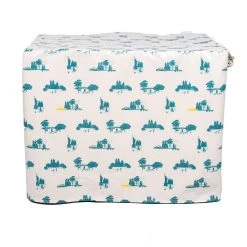 Buy ✔️ Dog Crate Cover in Central Park Oil Cloth by Lords & Labradors 👍 -Lords & Labradors Sales central park oil cloth crate cover by lords labradors back