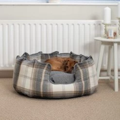 Buy ⌛ Lords & Labradors High Wall Neutral Tweed Bed For 🐶 Dogs 🛒 -Lords & Labradors Sales charcoal tweed high wall bed