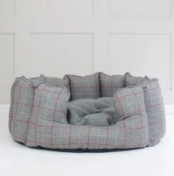 Best deal ❤️ Lords & Labradors High Wall Check Tweed Bed For 🦮 Dogs ✔️ -Lords & Labradors Sales cherrytweed1