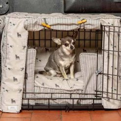 Outlet 💯 Dog Crate Cover in Cosmopolitan 🦮 Dog Cotton by Lords & Labradors ⭐ -Lords & Labradors Sales cosmopolitan dog cotton crate cover lifestyle