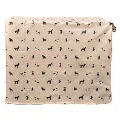 Top 10 ❤️ Dog Crate Cover in Cosmopolitan 🐕 Dog Oil Cloth by Lords & Labradors 🎉 -Lords & Labradors Sales cosmopolitan dog oil cloth crate cover back studio