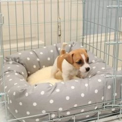 Coupon 😉 Lords & Labradors Cosy & Calm Puppy Box Bed 😉 52 Coupon 😉 Lords & Labradors Cosy & Calm Puppy Box Bed 😉 -Lords & Labradors Sales cosy calm puppy box bed grey spot puppy