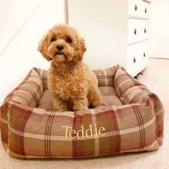 Brand new ❤️ Lords & Labradors Cosy Tweed Box Bed For 🐕 Dogs 😍 -Lords & Labradors Sales cosy tweed box bed for dogs mulberry dog