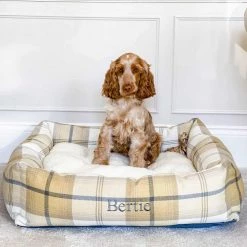 Brand new ❤️ Lords & Labradors Cosy Tweed Box Bed For 🐕 Dogs 😍 -Lords & Labradors Sales cosy tweed box bed for dogs ochre ash lifestyle