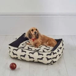 Best deal 🥰 Dachshund 🐕 Dog Bed By The Labrador Company - Size S-L 🔥 -Lords & Labradors Sales dachshund dog bed by the labrador company brown
