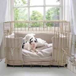 Promo ๐ฅ Dog Crate Bumper in Savanna Oatmeal by Lords & Labradors ๐