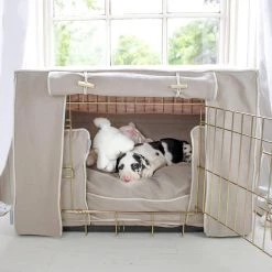 Outlet ๐ Dog Crate Set in Savanna Oatmeal by Lords & Labradors ๐คฉ