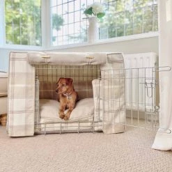 Best deal 🧨 Dog Crate Cover in Balmoral Natural Tweed by Lords & Labradors ✔️ -Lords & Labradors Sales dog crate cover in balmoral natural tweed by lords labradors