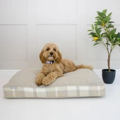 Best Pirce 🎁 Dog Crate with Neutral Tweed Cushion by Lords & Labradors ⌛ -Lords & Labradors Sales dog crate with neutral tweed cushion by lords labradors neutral tweed