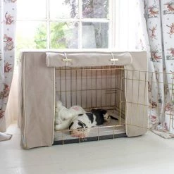 Budget โญ Dog Crate with Savanna Crate Cover by Lords & Labradors ๐งจ
