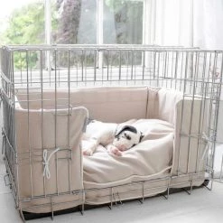 Coupon 🔥 Dog Crate with Savanna Cushion & Bumper by Lords & Labradors 😀