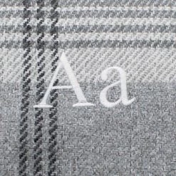 Outlet 💯 Personalised 🐶 Dog Cushion in Balmoral Dove Grey Tweed by Lords & Labradors 🔥 -Lords & Labradors Sales dog cushion in balmoral dove grey tweed by lords labradors letters