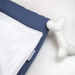 Brand new ❤️ Dog & Puppy Savanna Blanket By Lords & Labradors 👏 -Lords & Labradors Sales dog puppy savanna blanket by lords labradors indigo corner close up