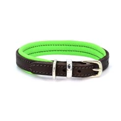Deals 🌟 Dogs & Horses Colours Leather Collar ✔️ -Lords & Labradors Sales dogs and horses colours leather collar brown and green