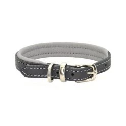 Deals 🌟 Dogs & Horses Colours Leather Collar ✔️ -Lords & Labradors Sales dogs and horses colours leather collar charcoal