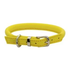 Top 10 🎁 Dogs & Horses Soft Rolled Leather Collar 🎉 -Lords & Labradors Sales dogs and horses rolled yellow collar