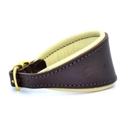 Best Pirce 🥰 Dogs & Horses Leather Hound Collar 🧨 -Lords & Labradors Sales dogs horses hound collar brown cream