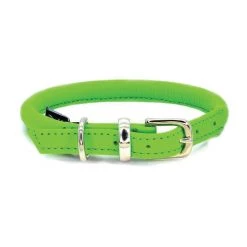 Top 10 🎁 Dogs & Horses Soft Rolled Leather Collar 🎉 -Lords & Labradors Sales dogs horses rolled leather collar green and silver