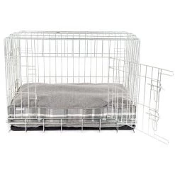 Deals ⭐ Dog Crate Set In Balmoral Dove Grey Tweed By Lords & Labradors 👍 -Lords & Labradors Sales dove grey cushion