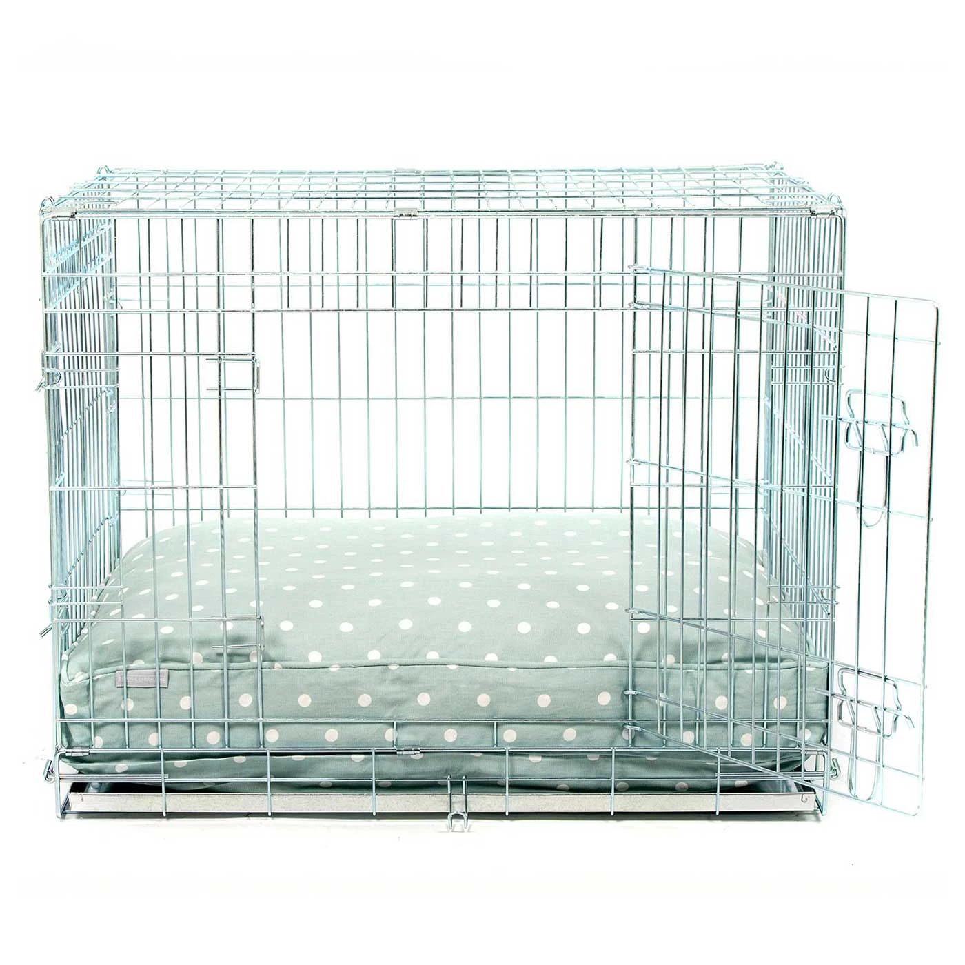 Best Pirce ๐ฅ Dog Crate Set in Duck Egg Spot Oil Cloth by Lords & Labradors ๐ 9 Best Pirce ๐ฅ Dog Crate Set in Duck Egg Spot Oil Cloth by Lords & Labradors ๐ - Image 9