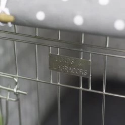 Best Sale 🤩 Dog Crate with Oil Cloth Crate Cover by Lords & Labradors 😍 16 Best Sale 🤩 Dog Crate with Oil Cloth Crate Cover by Lords & Labradors 😍 -Lords & Labradors Sales grey spot oil cloth crate set by lords labradors crate loho