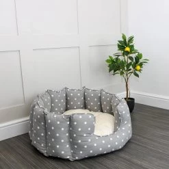 Best deal ✨ Lords & Labradors High Wall Bed For Cats - Signature Collection 😍 -Lords & Labradors Sales high sided signature cat bed grey spot