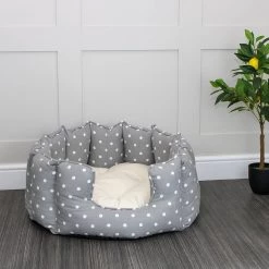 Best deal ✨ Lords & Labradors High Wall Bed For Cats - Signature Collection 😍 -Lords & Labradors Sales high sided signature cat bed large grey spot