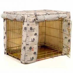 Cheapest 🥰 Dog Crate Cover in Hyde Park by Lords & Labradors 🔔 -Lords & Labradors Sales hyde park crate cover by lords labradors studio