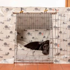 Best deal 🎉 Dog Crate Cover in Hyde Park Oil Cloth by Lords & Labradors ❤️