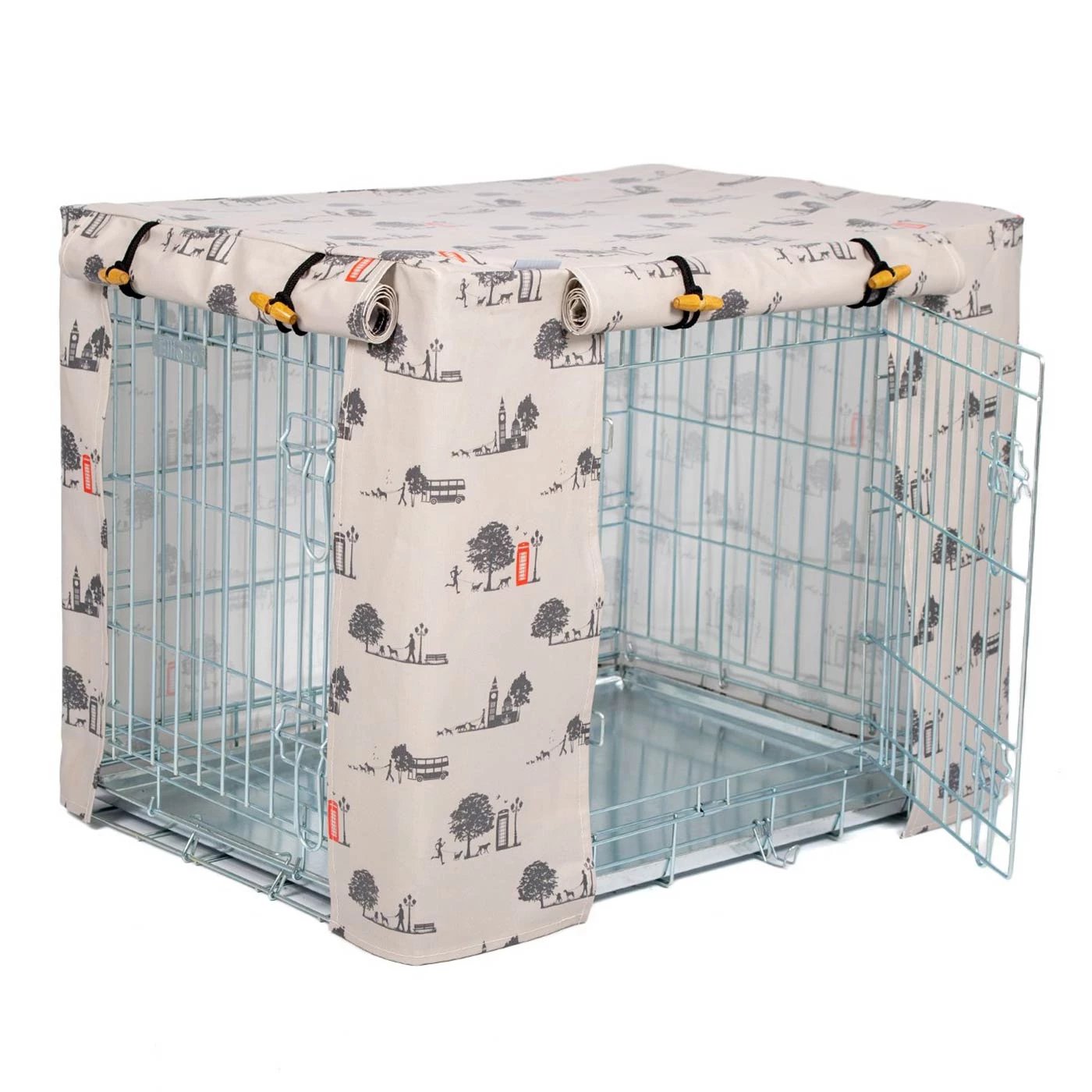 Best deal 🎉 Dog Crate Cover in Hyde Park Oil Cloth by Lords & Labradors ❤️ 3 Best deal 🎉 Dog Crate Cover in Hyde Park Oil Cloth by Lords & Labradors ❤️ - Image 3