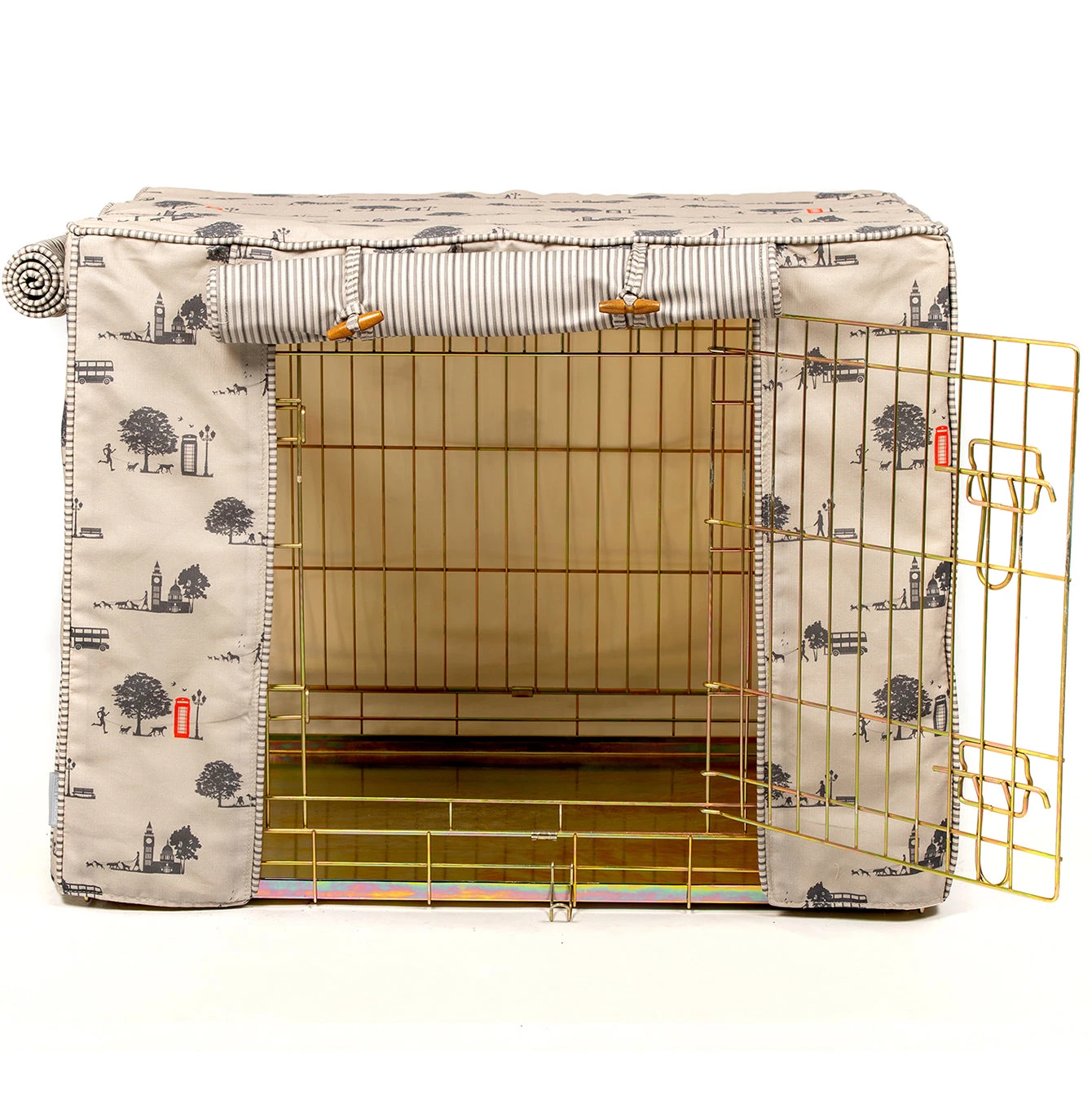 Outlet ⭐ Personalised 🦮 Dog Crate Cover in Hyde Park by Lords & Labradors 🧨 2 Outlet ⭐ Personalised 🦮 Dog Crate Cover in Hyde Park by Lords & Labradors 🧨 - Image 2