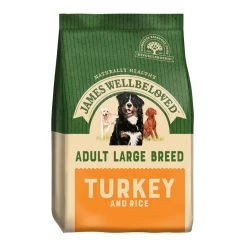 Discount 🔥 James Wellbeloved Turkey and Rice Large Breed Adult 🦮 Dog Food 🎁