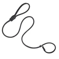 Best deal 🛒 Dogs & Horses Rolled Leather Slip Lead 🎉 17 Best deal 🛒 Dogs & Horses Rolled Leather Slip Lead 🎉 -Lords & Labradors Sales leather slip lead black silver