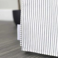 Cheap 🔔 Dog Crate with Cotton Crate Cover by Lords & Labradors 🎁 -Lords & Labradors Sales lords and labradors crate cotton crate cover set silver regency stripe corner