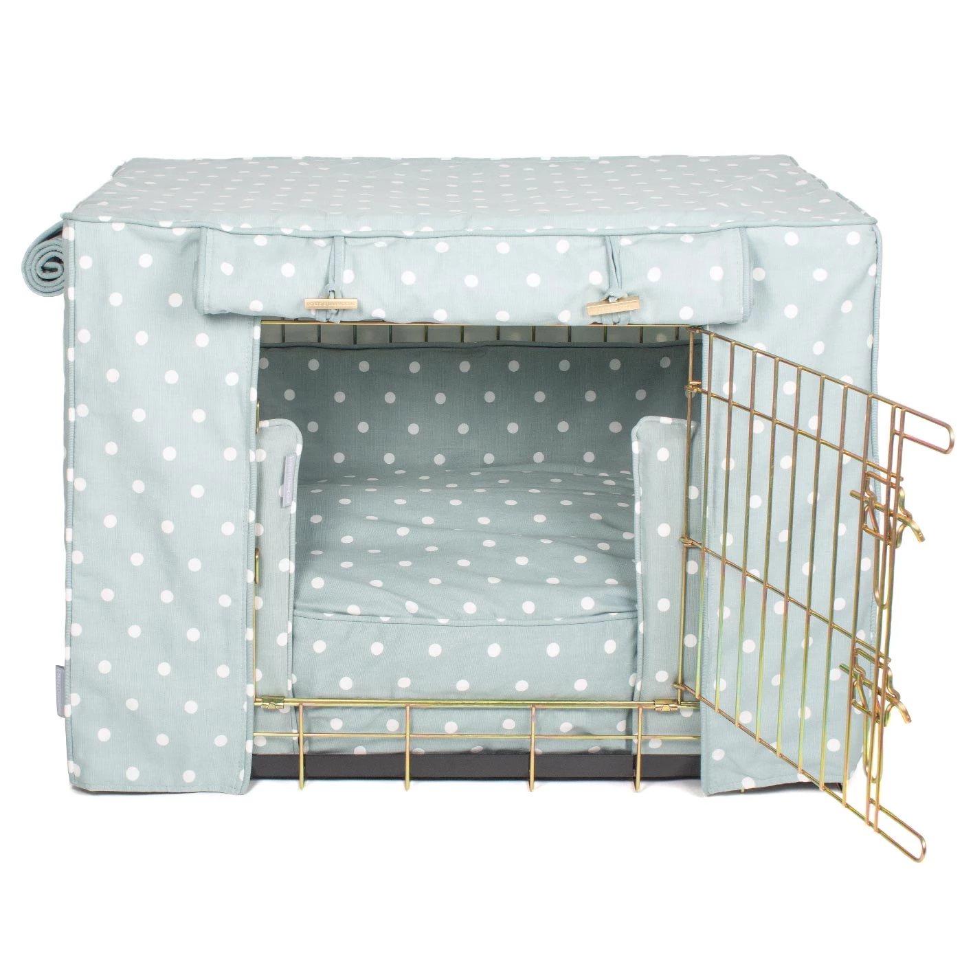 Wholesale 👏 Dog Crate Set in Duck Egg Spot by Lords & Labradors 🔥 10 Wholesale 👏 Dog Crate Set in Duck Egg Spot by Lords & Labradors 🔥 - Image 10