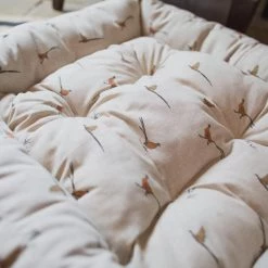 Wholesale ✔️ Lords & Labradors Personalised Woodlands Collection Box Bed For 🐶 Dogs 👍 -Lords & Labradors Sales lords and labradors pheasant box bed close up pattern 38519e07 7eeb 46de 9c4f 4ee0bf89b0f0
