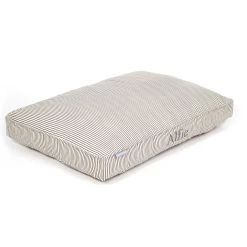 Cheap ❤️ Personalised 🐕 Dog Cushion in Regency Stripe by Lords & Labradors ⌛ -Lords & Labradors Sales lords and labradors regency stripe cushion personalised side studio