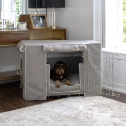 Cheap 👍 Dog Crate Cover In Savanna Stone by Lords & Labradors 🌟