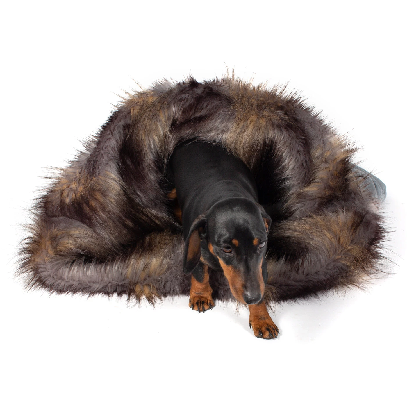 Wholesale โ Lords & Labradors Faux Fur Snuggle Sleeping Bag in Wolf Fur ๐ฅ 3 Wholesale โ Lords & Labradors Faux Fur Snuggle Sleeping Bag in Wolf Fur ๐ฅ - Image 3