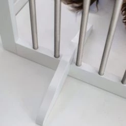 Best Sale 💯 Lords & Labradors Large Wooden Pet Gate ❤️ 11 Best Sale 💯 Lords & Labradors Large Wooden Pet Gate ❤️ -Lords & Labradors Sales lords labradors grey wooden pet gate legs close up