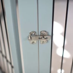 Top 10 🎉 Lords & Labradors Wooden Puppy Play Pen 👍 -Lords & Labradors Sales lords labradors white wooden puppy pen latch close up