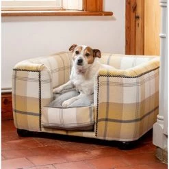 Promo 👍 Lords & Labradors Tetford Square Chesterfield in Ochre Ash Tweed ⭐